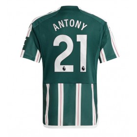 Manchester United Antony #21 Borta Kläder 2023-24 Kortärmad